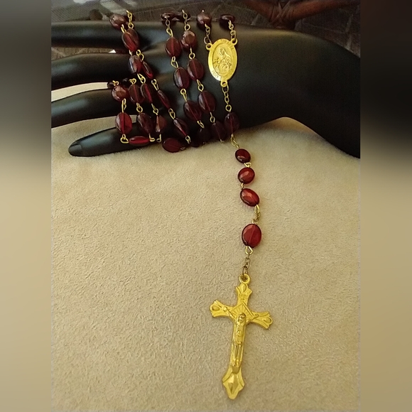 SOLD!!!!!! Rosari Necklace St.Theresa - Picture 6 of 7